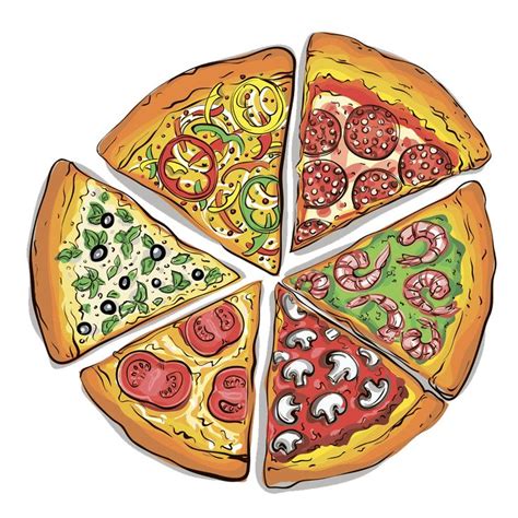 Pizza slices clipart - Pizza, Sicilian Pizza, Italian Cuisine, Cuisine ...