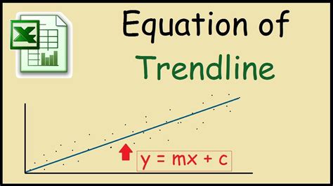 How to add equation to trendline in Excel - YouTube