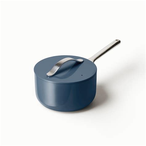 3qt Nonstick Ceramic Saucepan Navy