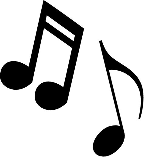 clip art music note transparent - Clip Art Library