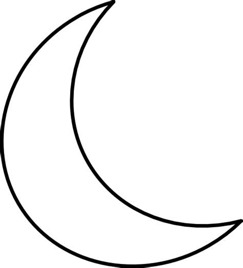 Download White Crescent Moon Clipart - Png Download (#820235) - PinClipart