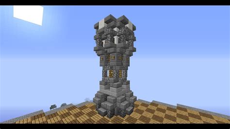 How to Build a Medieval Pillar in Minecraft - YouTube