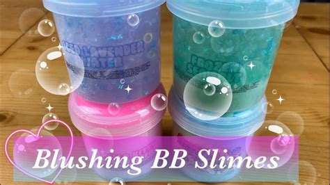 Blushing BB slime review - YouTube