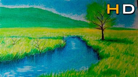 31+ Landscape Drawing Colour Pencil | BarinderMargaux