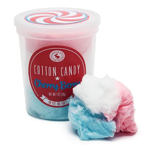 Chocolate Storybook Cotton Candy - Cherry Berry: 1-Ounce Tub | Candy ...