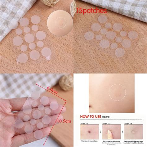 2019 New 15pcs/Sheet Acne Patch Set 15 Patches Pimple Treatment Acne ...