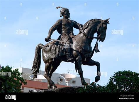 Statue of Shivaji Maharaja near Gatway of India ; Bombay ; Mumbai ...