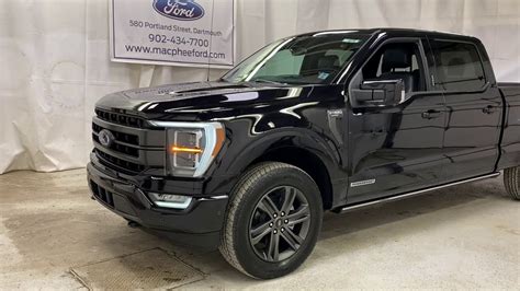 Black 2021 Ford F-150 LARIAT PowerBoost Review - MacPhee Ford - YouTube