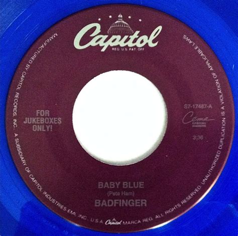 Badfinger - Baby Blue / Day After Day (1993, Blue Translucent, Vinyl ...