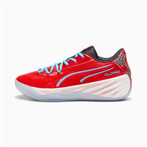 All-Pro NITRO Scoot Basketball Sneakers | For All Time Red-Bright Aqua ...