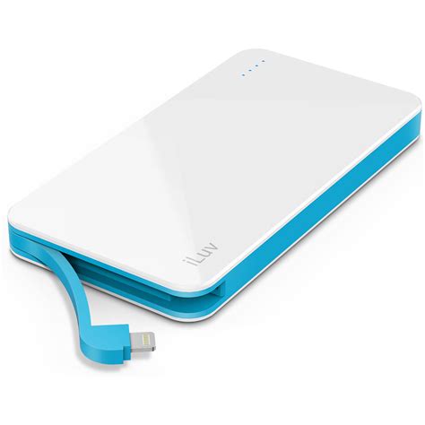 iLuv myPower50L 5000mAh Slim Portable Battery Pack MYPOWER50LWH