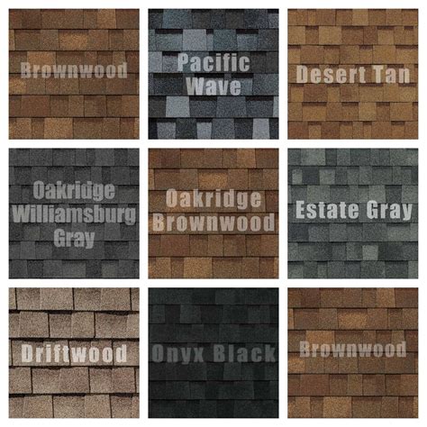 Asphalt Shingle Colors