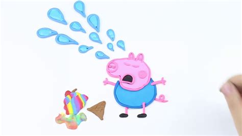 Peppa Pig Family Crying! Peppa Pig Play Doh! Little George Crying Peppa ...