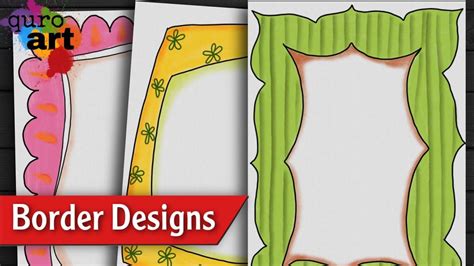 Doodle Frame | Border designs on paper | Front Page Design for School ...