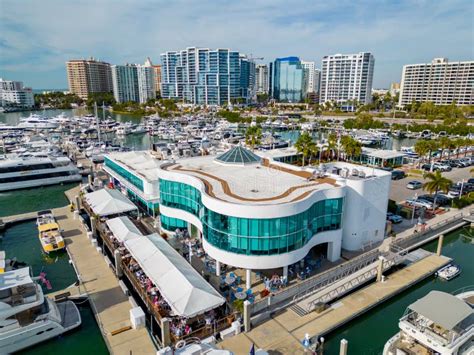 Aerial Photo Marina Jack Restaurant Sarasota FL Editorial Image - Image ...