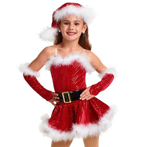 Santa Cutie | Dance outfits, Cute girl dresses, Christmas dance costumes