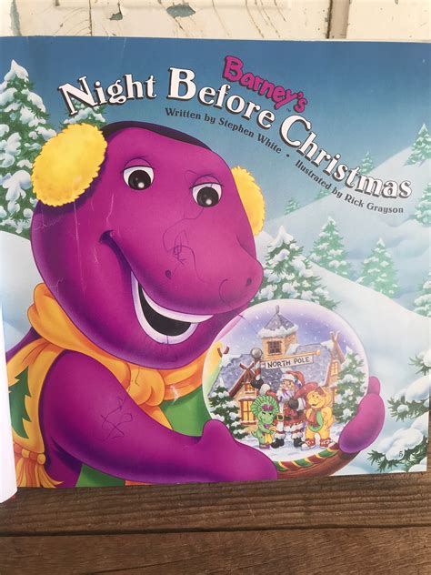 Barney's Favorite Christmas Stories 2000 // 4 Books in 1 | Etsy