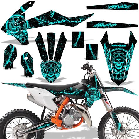 Ktm Graphics Kit For Motorcycles