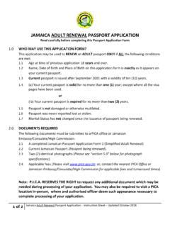 Jamaican Passport Application Form / jamaican-passport-application-form ...