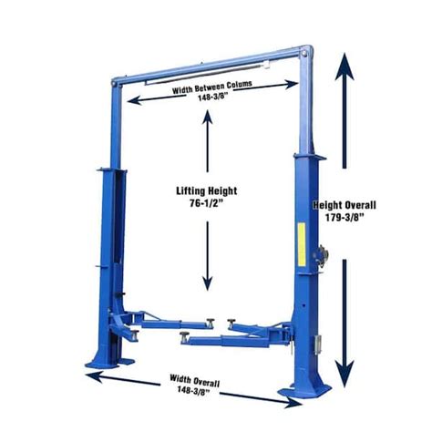 Ceiling Height For 2 Post Car Lift | Shelly Lighting