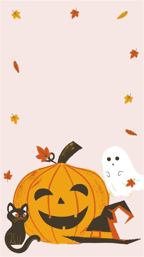 Download Cute Halloween Phone Symbols Wallpaper | Wallpapers.com