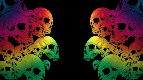 Colorful Skull Backgrounds wallpaper | 1920x1080 | #32692