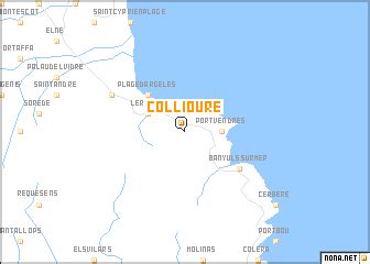 Collioure (France) map - nona.net