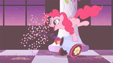 Pinkie Pie Party Cannon Gif