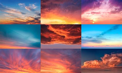 Sunrise-sunset Sky Replacement Pack for Adobe Photoshop - Etsy