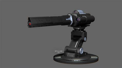 Laser Turret WIP by Swiddy on DeviantArt