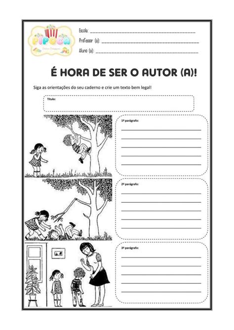 Atividades De Escrita, Atividades, Atividades De Produção Textual 15 ...