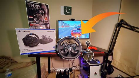 MY NEW STEERING WHEEL SETUP | LOGITECH G923 & THRUSTMASTER TH8A SHIFTER ...