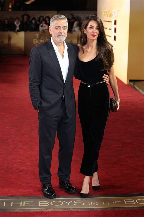 George and Amal Clooney make rare appearance to share impassioned ...