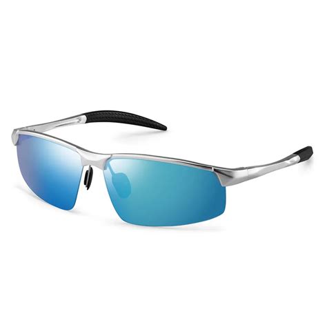 SOXICK Brand Polarized Sunglasses for Men Women Blue Lens Anti Glare ...