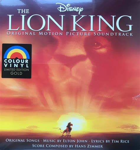 The Lion King (Original Motion Picture Soundtrack) (2020, Gold, Vinyl ...