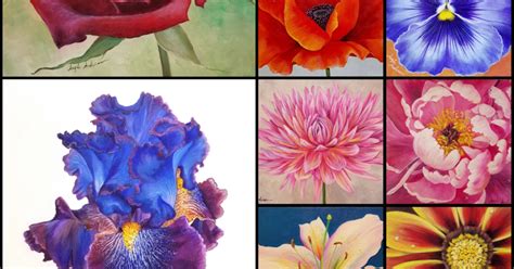 Angela Anderson Art Blog: "Large Flower Series" Free Painting Tutorials!