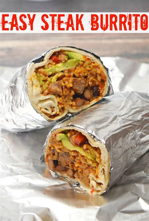 Easy Steak Burrito Recipe | Just Microwave It