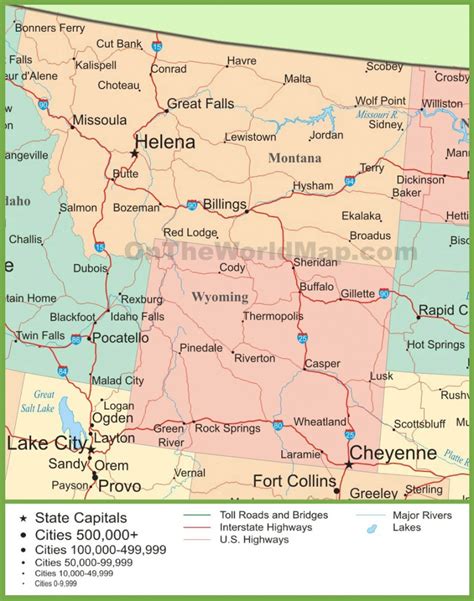 Free Wyoming State Map - Printable Map