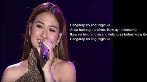 Pangarap Ko ang ibigin ka by Morissette (whistle) (Lyric Video) - YouTube