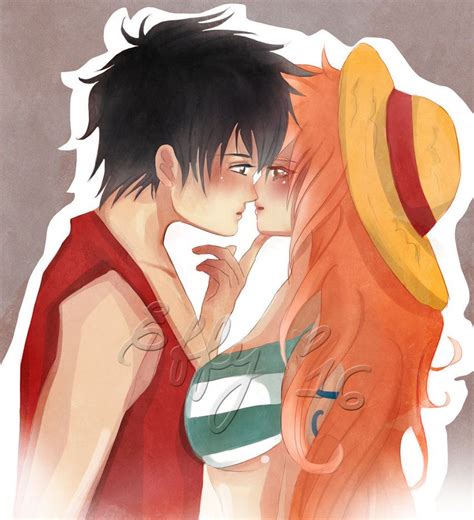 Luffy x Nami by effy7.deviantart.com on @DeviantArt | Luffy x nami ...