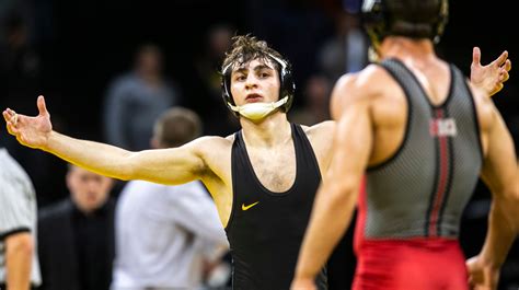 NCAA wrestling: Iowa's Austin DeSanto suspended one match