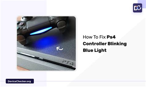 How To Fix Ps4 Controller Blinking Blue Light (Try This First)