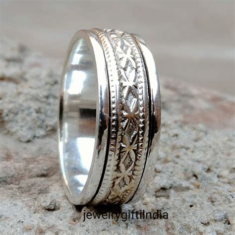 Silver Spinning Ring - Etsy