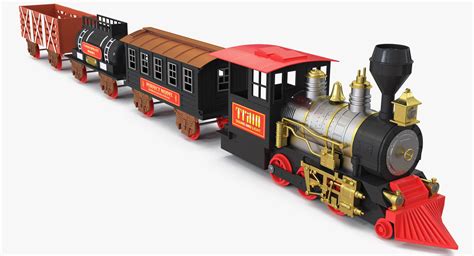 3D vintage train toy set - TurboSquid 1344012