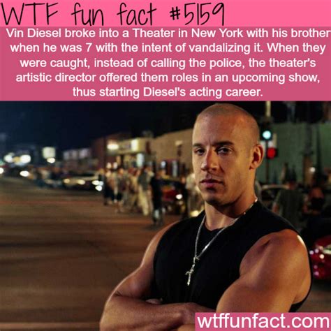 How Vin Diesel started his acting career - WTF fun...