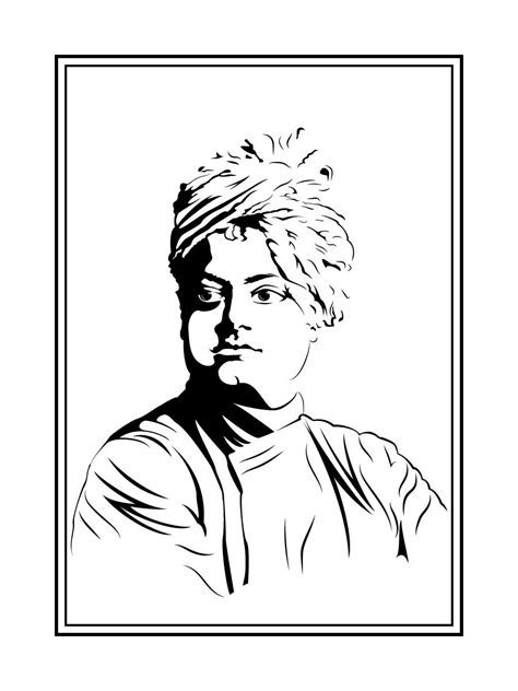 Swami Vivekananda portrait photo painting - TenorArts | Shadow painting ...