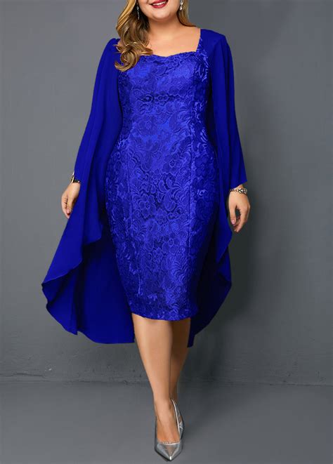 Royal blue cardigan plus size pants – Plus Size Royal Blue Dresses ...