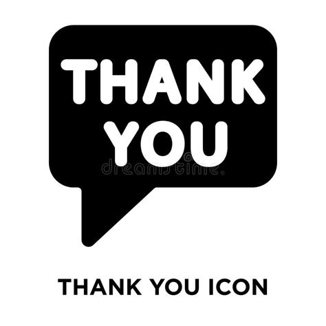 Thank You Icon Vector Isolated on White Background, Logo Concept Stock ...