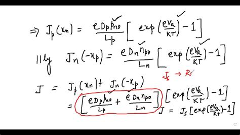 The ideal diode equation - YouTube