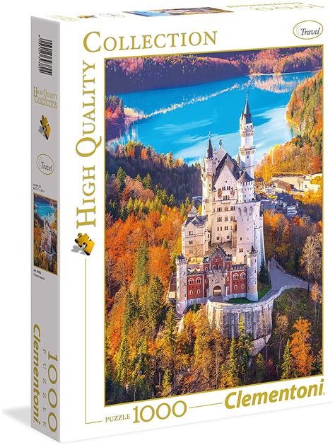 Clementoni - Neuschwanstein Castle Jigsaw Puzzle (1000 Pieces) | I Love ...